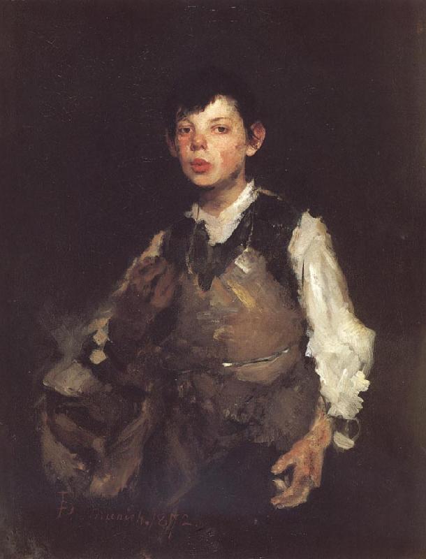 Frank Duveneck The Whistling Boy oil painting image